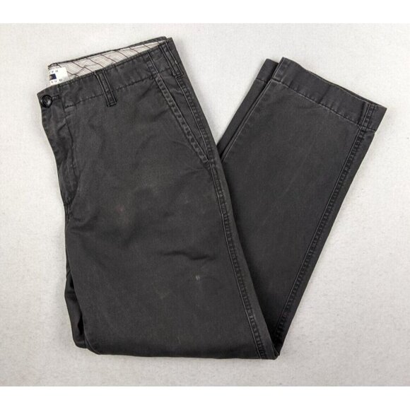 JOSEPH ABBOUD - MEN'S GRAY FLAT FRONT CHINO PANTS - SIZE 33X28 - FLAWS - Picture 1 of 12